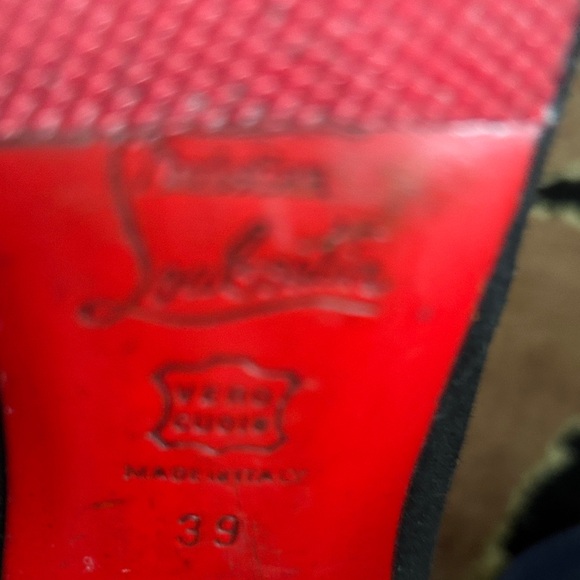 Christian Louboutin Black Heeled Boots - Picture 5 of 9